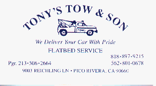 Tony's Tow & Son