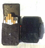 cigarette-case  - made from ostrich leather, processed in the North of Portugal and in the Algarve.