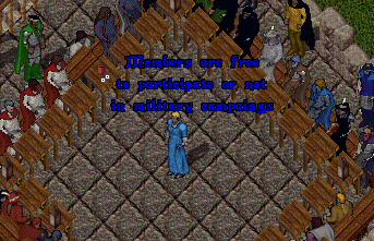 Lady Celestra at the meeting