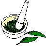 Herbs with Mortar and Pestle