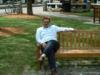 Sitting in a Lawn near Bombay Restaurant at Harvard, Cambridge