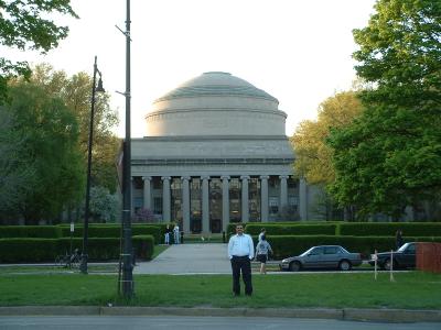 Me in front of MIT-Dom