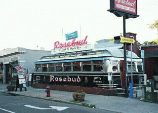 The Rosebud is a gorgeous example of a Worcester diner.