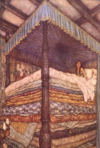 Princess and the Pea by Edmund Dulac