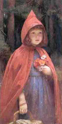 Little Red Riding Hood by Edward Frederick Brewtnall