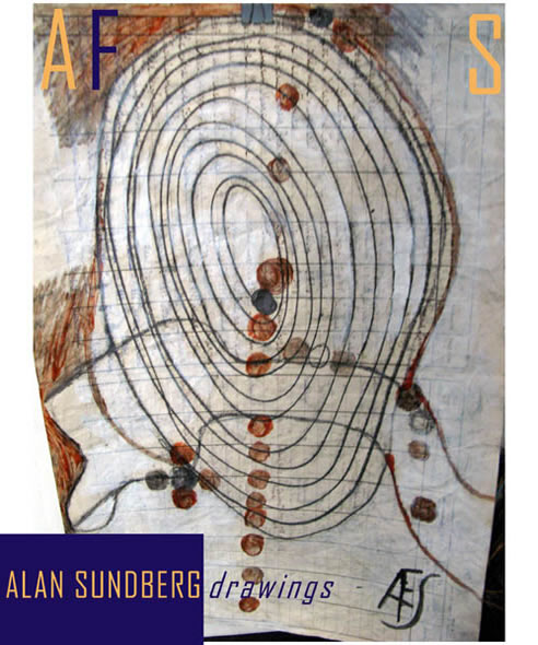 Alan F. Sundberg drawings poster. AFS, 'Pressure Zone Map', drawing, 2006-7