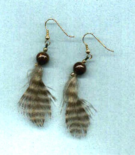 *NEW* Feather earrings #4!