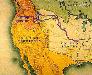 Lewis and Clark's Route