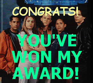 Nick's Way Cool Animorphs Page Award