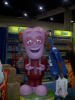 Jeffrey and a giant Frankenberry bobblehead