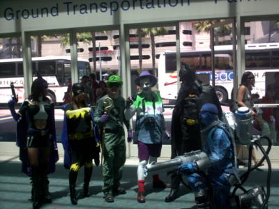 Comic Con Costumed (Batman) Characters