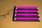 Assembled Base of UV Light Box with Power On (41KB)