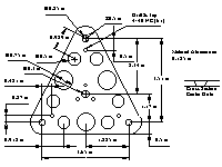 Dimensioned CAD drawing of floatation cell triangle. (8 KB)