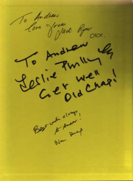 Carry On Companion signed inside by Leslie Phillips, Jacki Piper and Norman Hudis
