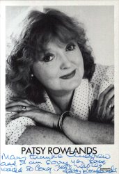 The lovely Patsy Rowlands