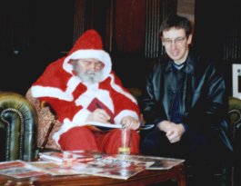 Me and Father Christmas (played by Norman Mitchell)