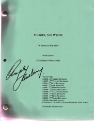 Terrific signed 'Murder, She Wrote' script from Angela Lansbury