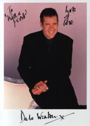 Dale Winton - signed 7x5 colour photo