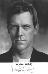 Hugh Laurie - signed 6x4 photograph