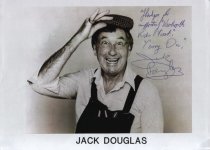 Laser copied A4 sized paper photo of Carry On regular Jack Douglas