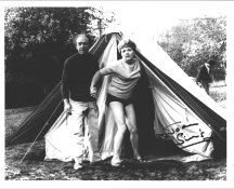 10x8 Carry On Camping photo signed by Joan Sims