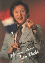 Ken Dodd has sent us this signed tour programme