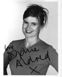 Dr Who assistant Sophie Aldred - 10x8 b/w photo