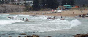 Surfboat race start Dec 4 1999