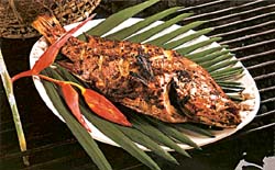 roasted fish