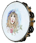 "Stevie Nicks" Tambourine, copyright (c) Johanna Pieterman