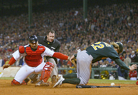 Jason Varitek's Catcher's Mitt, Can't tell for sure but thi…