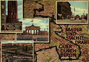 The Berlin-Wall mapcard