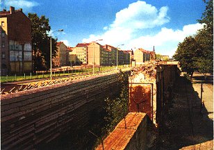 The Berlin-Wall Bernauer Strasse