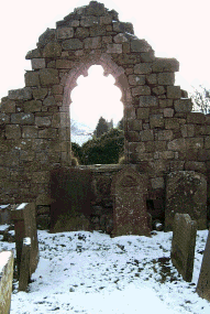 Interior of the Auld Kirk, looking south.
