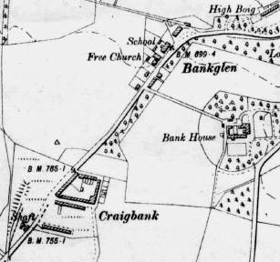 Craigbank, Ordnance Survey, Second Edition 1897