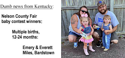 bardwed1.jpg Nelson County Fair baby contest winnters: multiple births, 12-24 months: Emery & Everett Miles, Bardstown