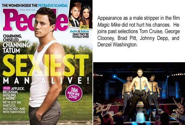 Channing Tatum sexiest man alive (People)