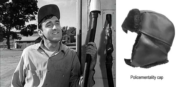 Gomer Pyle; policementality cap