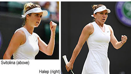 svitolina.jpg Svitolina (above), Halep (right)