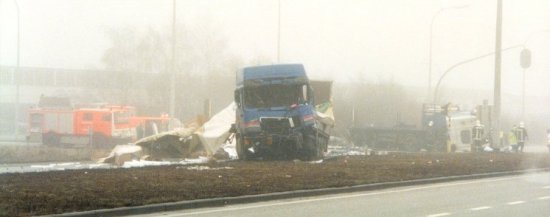 Ongeval in de mist