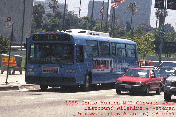 MCI Classic 4811 Eastbound Wilshire Bl & Veteran Av ... Westwood CA