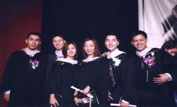 da barkada.....Kenrick Chua, Wilbert Whang, Carolyn Yap, Johanna Aw, Me, Laurence Yap!