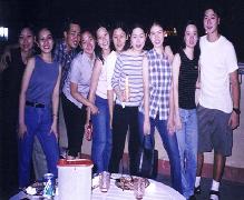 Lyanne, Mags, Jesh, Pia, Meng, Joy, Aimee, Tonton, Pam & Me.... Pams Bday Party...