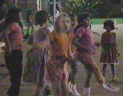Kelsie and the girls dancing