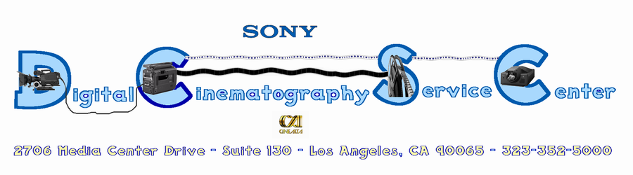 The Sony Digital Cinematography Service Center