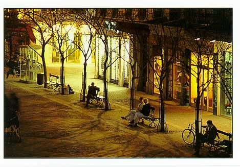 Quartier des Halles la nuit