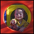 Andrew on climbing frame