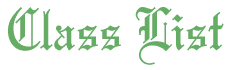 Class List