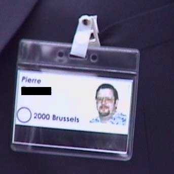 Security Badge - Brussels 2000
