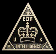 mi5 - UK's unaccountable internal security service - this is their former official logo - presumably they thought the 'all seeing eye' was too much of an occult giveaway